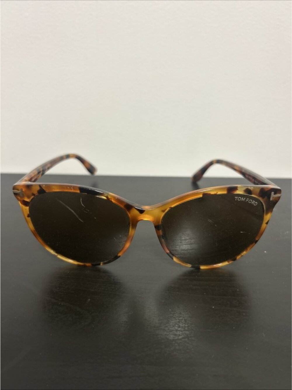 Tom Ford Sunglasses Women Oval Brown Oversize Mod. Maxim TF 787 Frame Only✅